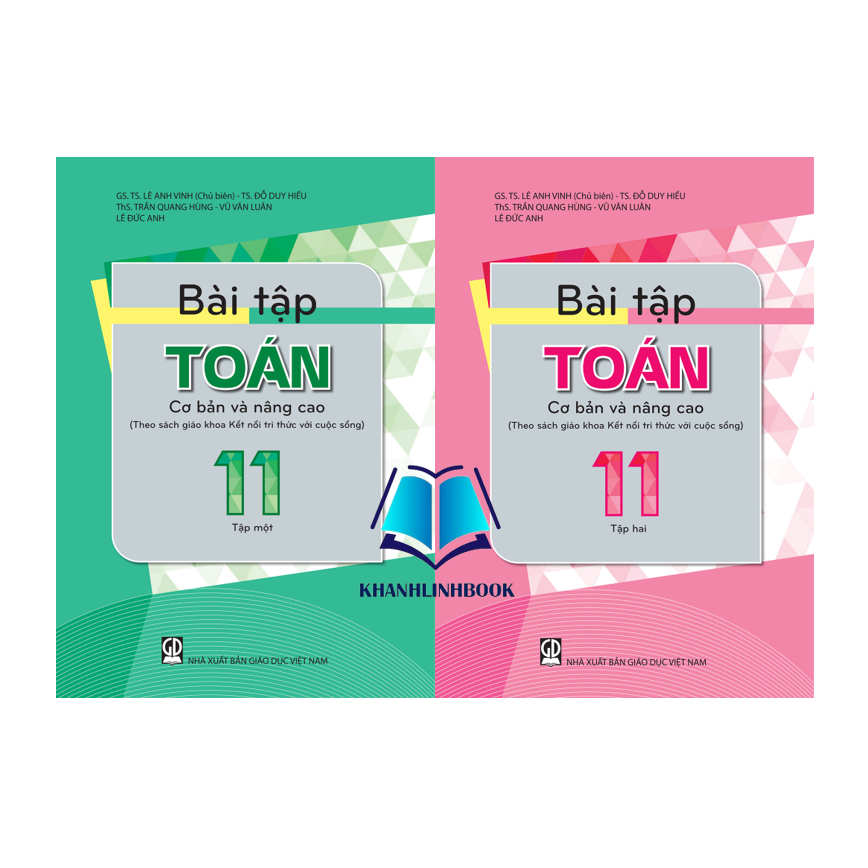 Sách - Combo Bài tập toán 11 tập 1 + 2 cơ bản và nâng cao
