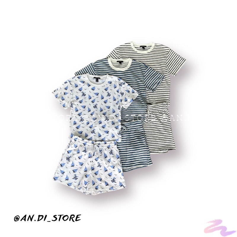 AnDi.vnxk 🔸Set bộ thun tay ngắn hoạ tiết - F.21