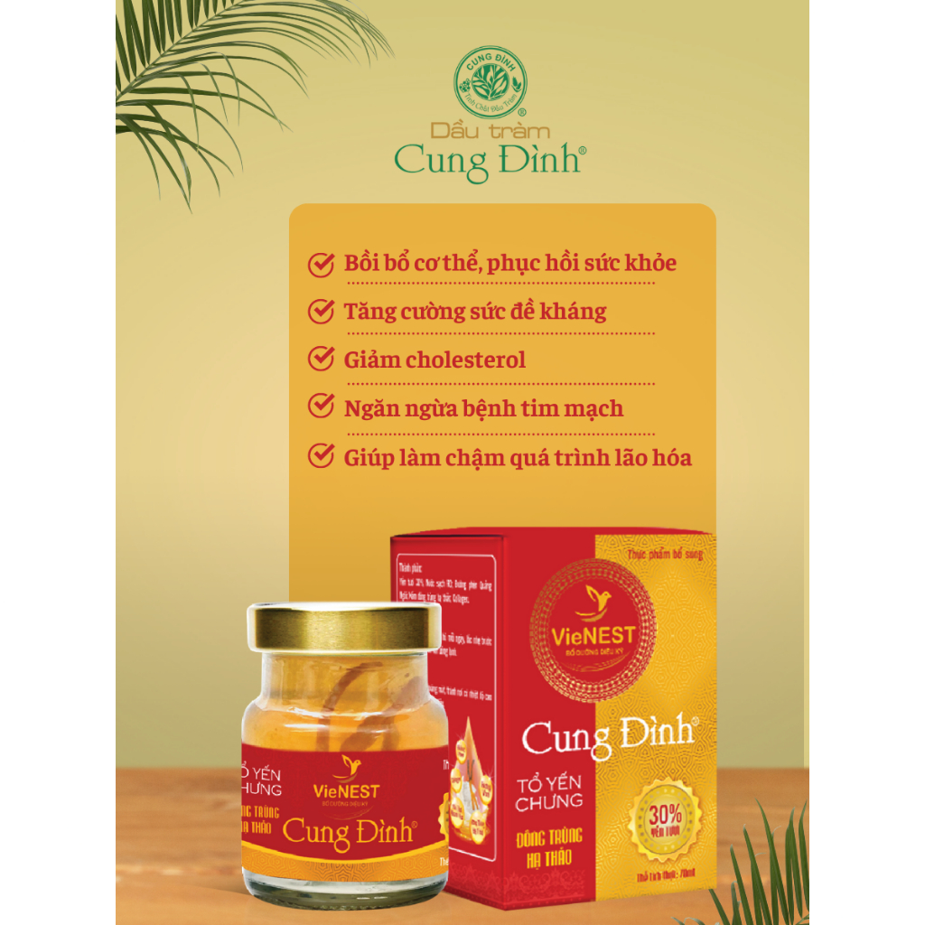 TỔ YẾN CHƯNG CUNG ĐÌNH