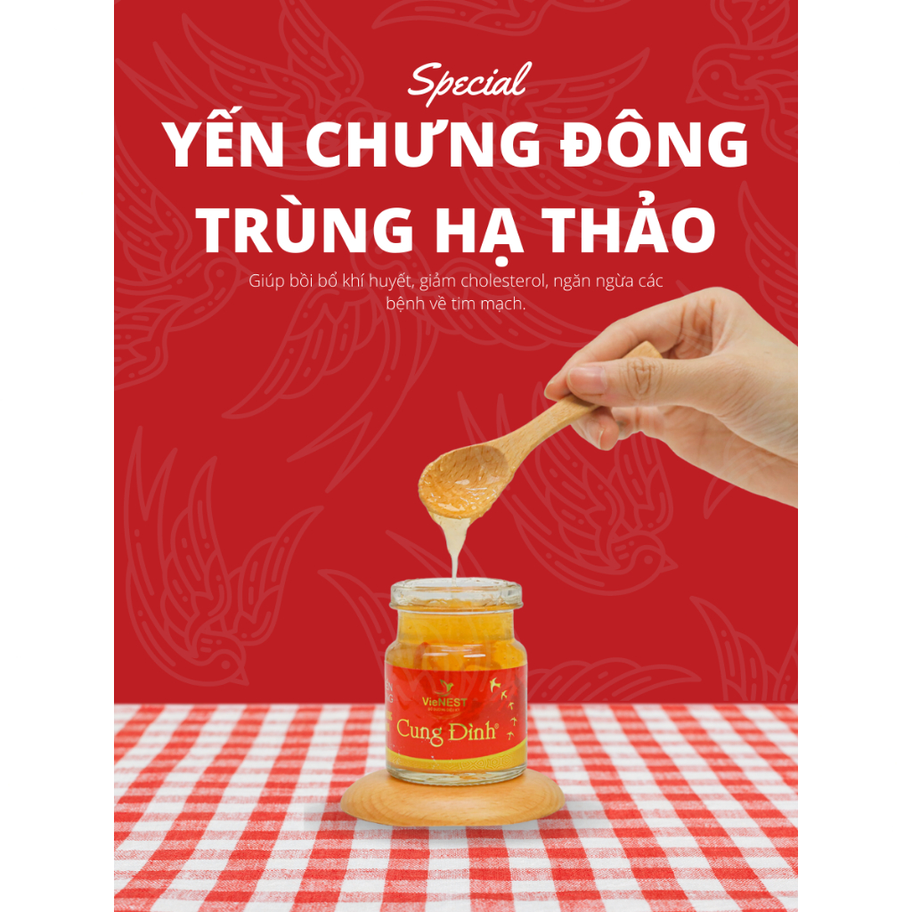 TỔ YẾN CHƯNG CUNG ĐÌNH