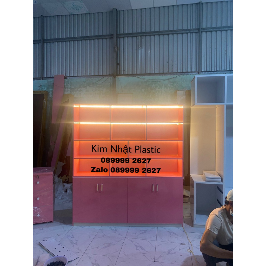 TỦ KỆ TRƯNG BÀY NHỰA ĐÀI LOAN - TRƯNG BÀY ĐẸP