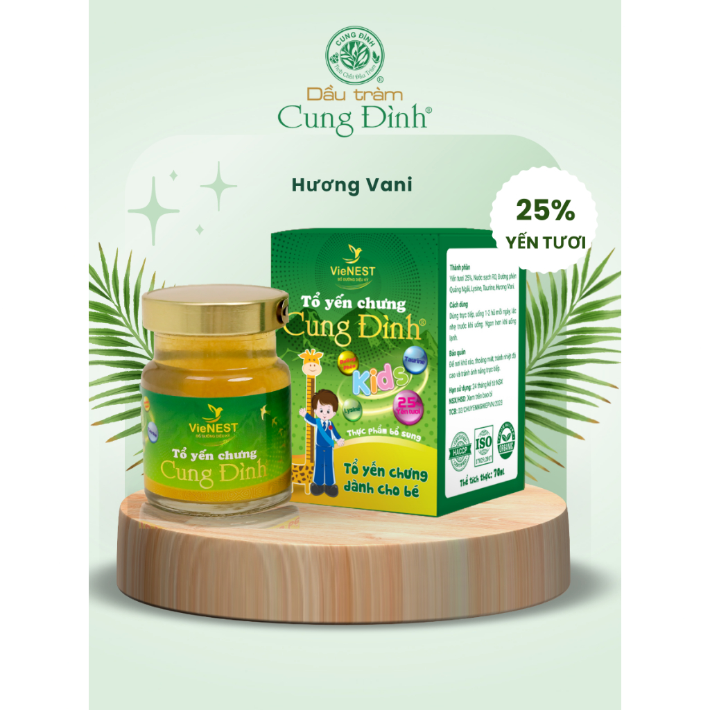 TỔ YẾN CHƯNG CUNG ĐÌNH - FOR KIDS