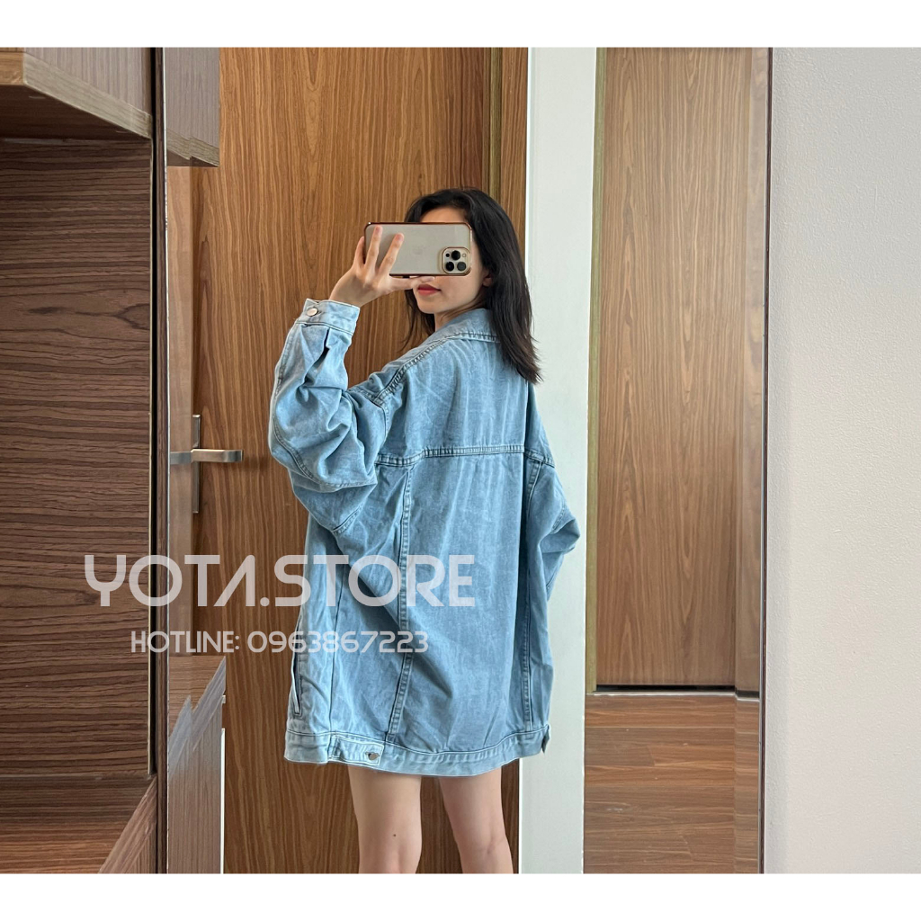 Áo khoác jeans oversize - G010