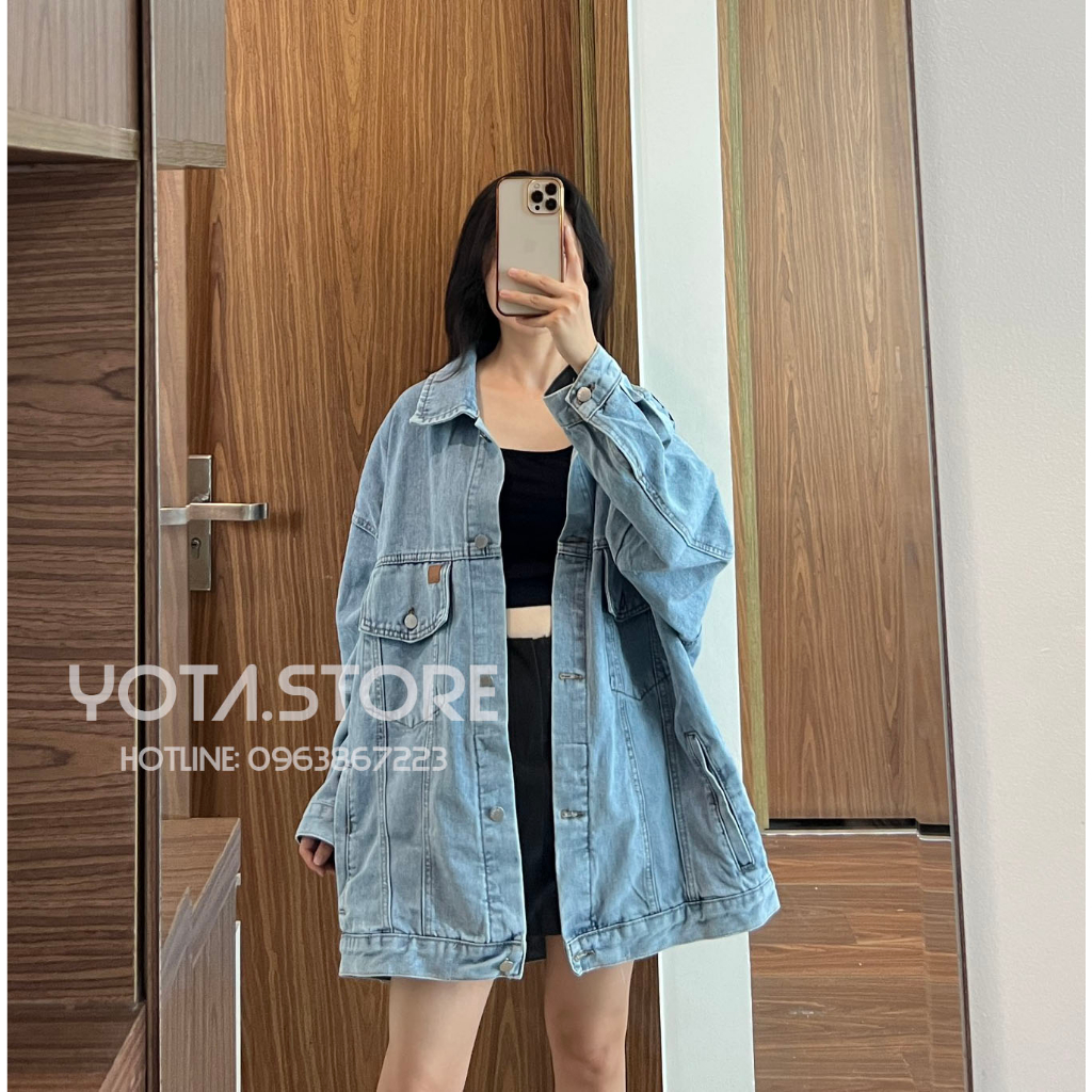 Áo khoác jeans oversize - G010