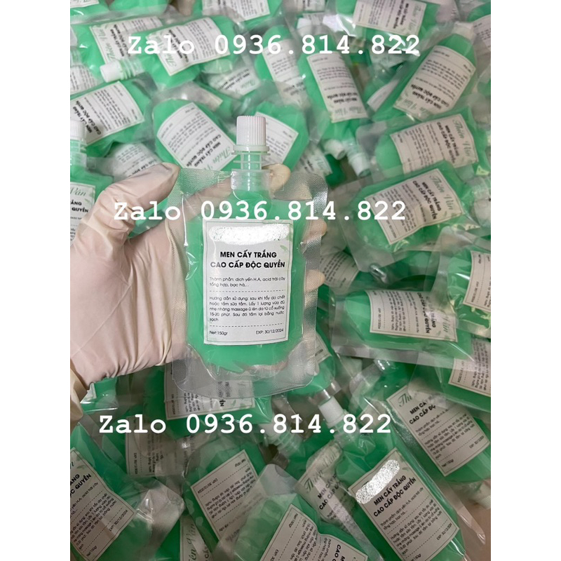 men cấy trắng (men hoa quả vitamin kích trắng)