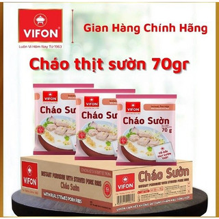 Cháo Vifon Cháo thịt bằm/Cháo thịt gà có gói thật 70g