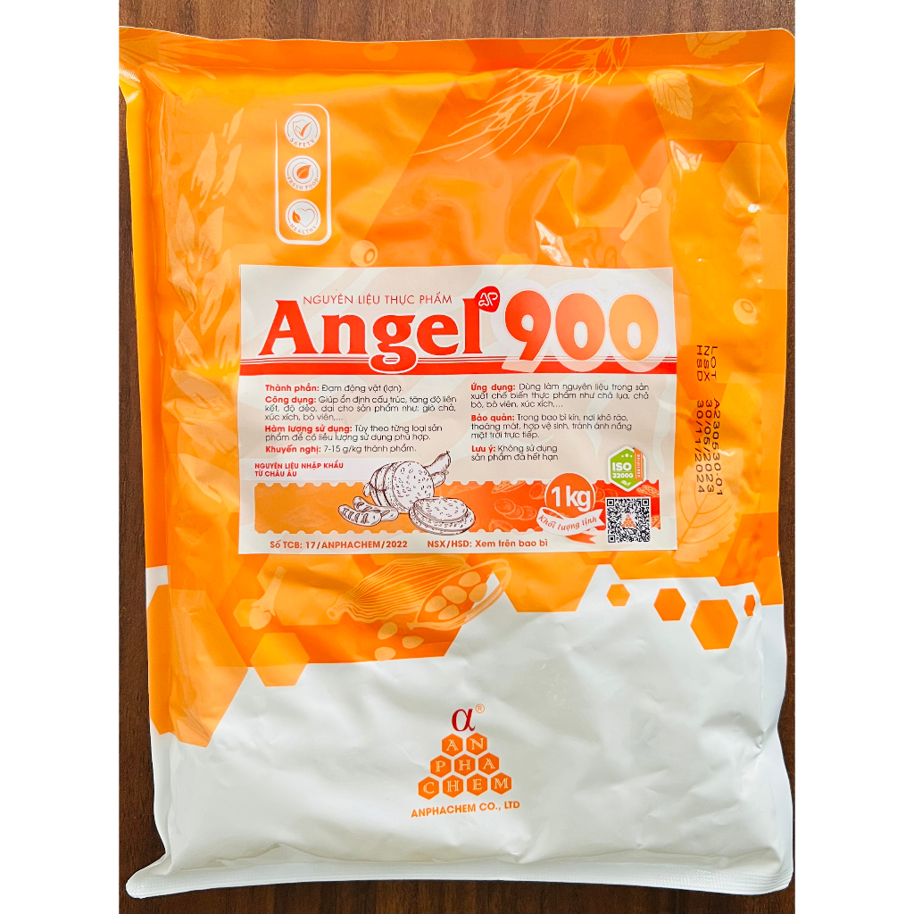 NGUYÊN LIỆU THỰC PHẨM ANGEL 900 (VEPRO 95 PCP- I) 1000g