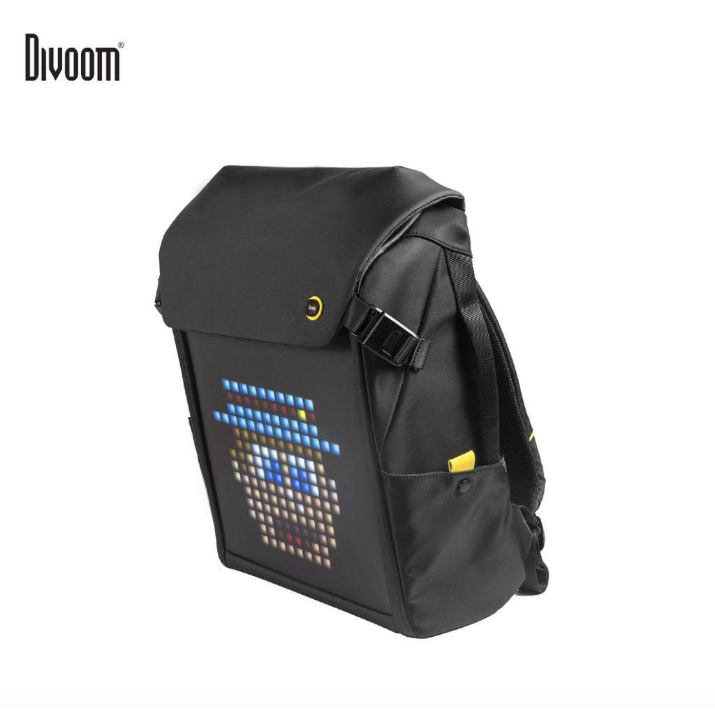 Combo Balo Divoom Backpack-M hiển thị màn hình LED và tai nghe Ener UB2609