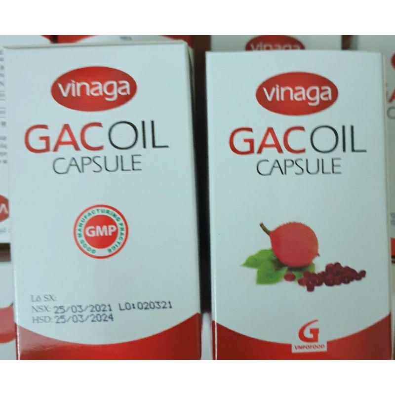 Dầu gấc Vinaga 30 viên hàng xuất khẩu
