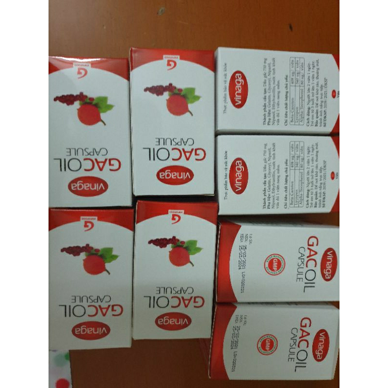 Dầu gấc Vinaga 30 viên hàng xuất khẩu