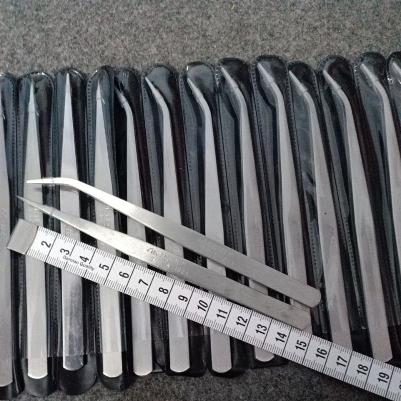 10 chiếc nhíp gắp chỉ  cong , thẳng