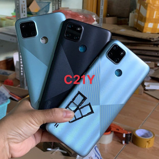 Bộ vỏ Điện thoại Realme C21Y zin kèm kính camera ,nút bấm