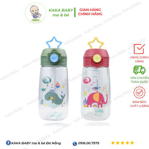 Bình Nước Cho Bé Chính Hãng TRITAN Cao Cấp Cho Bé Mầm Non Và Tiểu Học