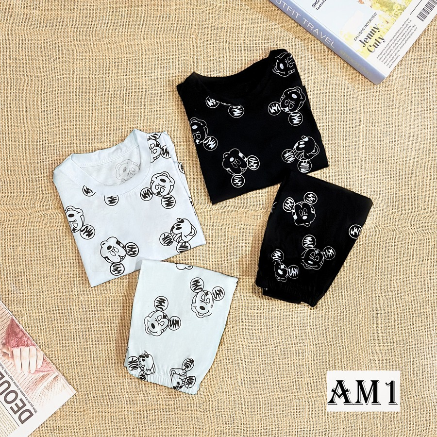 Đồ bộ quần áo dài tay cho bé hình chuột AM820 TTR118
