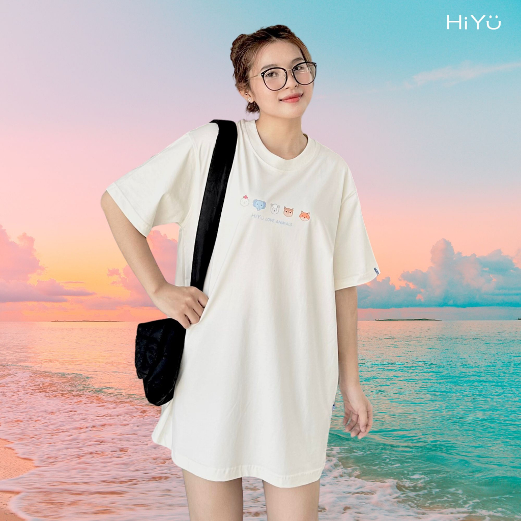 Áo thun HiYu Animals Cotton 4 Chiều Premium