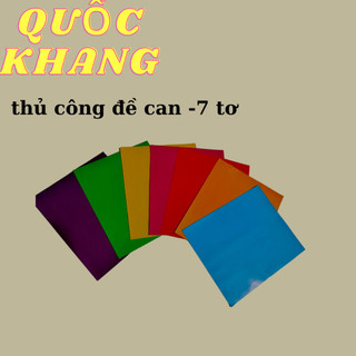 Giấy thủ công đề can A5 -xấp 7 tờ