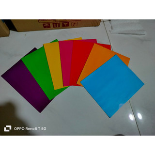 giấy thủ công đề can  A5 -xấp 7 tờ (7 màu)
