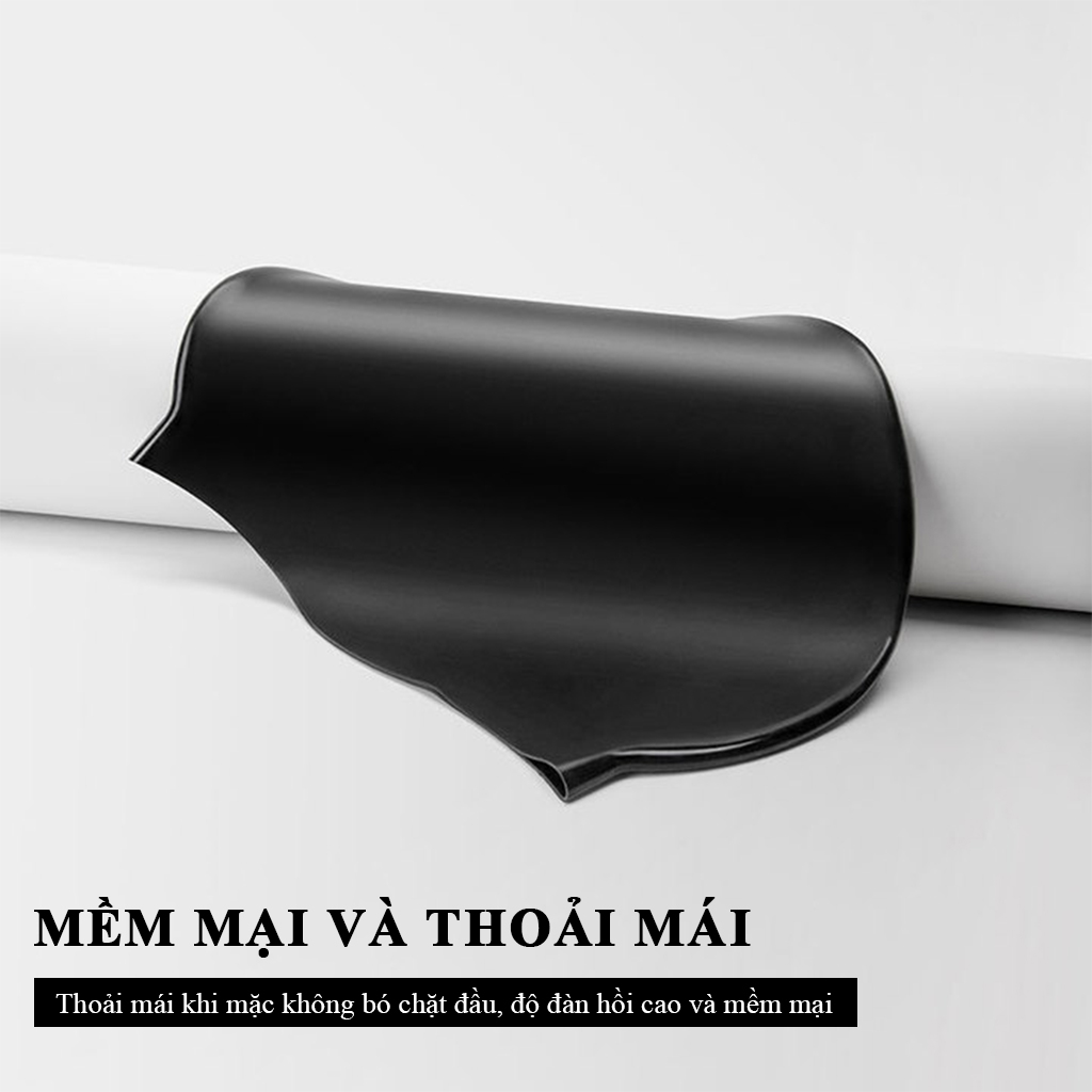 YAMAZAKI Mũ bơi người lớn cao cấp chất liệu 100% silicon nón bơi thích hợp cho nam/nữ mũ bơi silicon