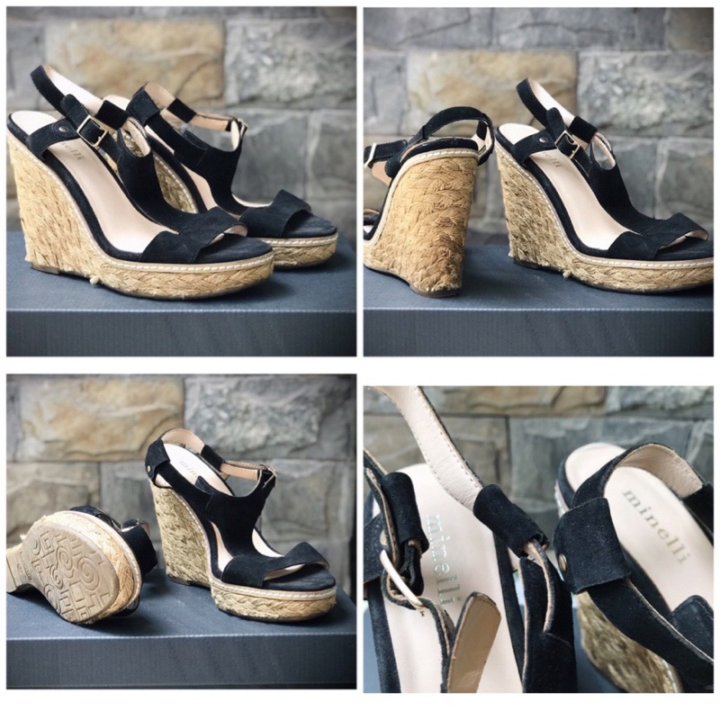 Giày sandanl quai ngang đế xuồng-size 37