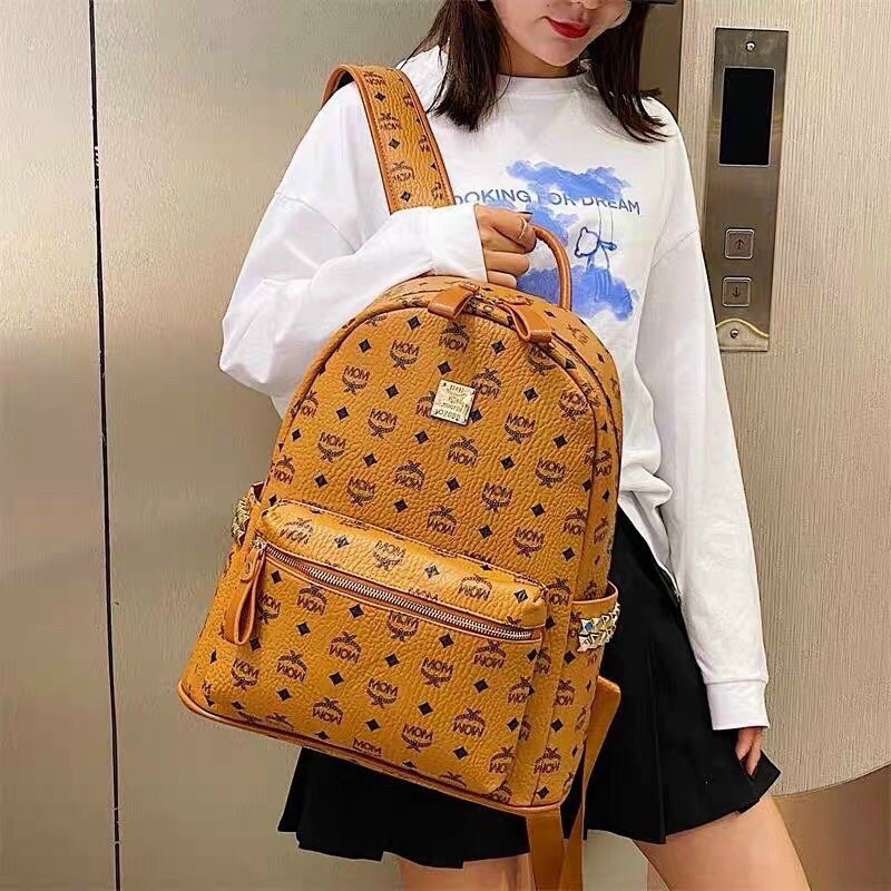 Balo Nam Nữ Qc M.cmm Size 41 Kèm Cún Quai Bản To