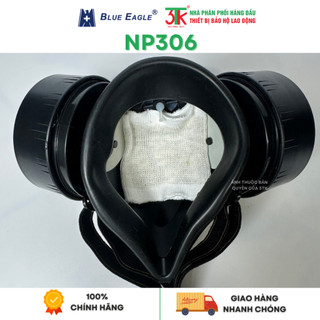 Mặt nạ phòng độc Blue Eagle NP306 đi kèm 2 phin lọc RC203