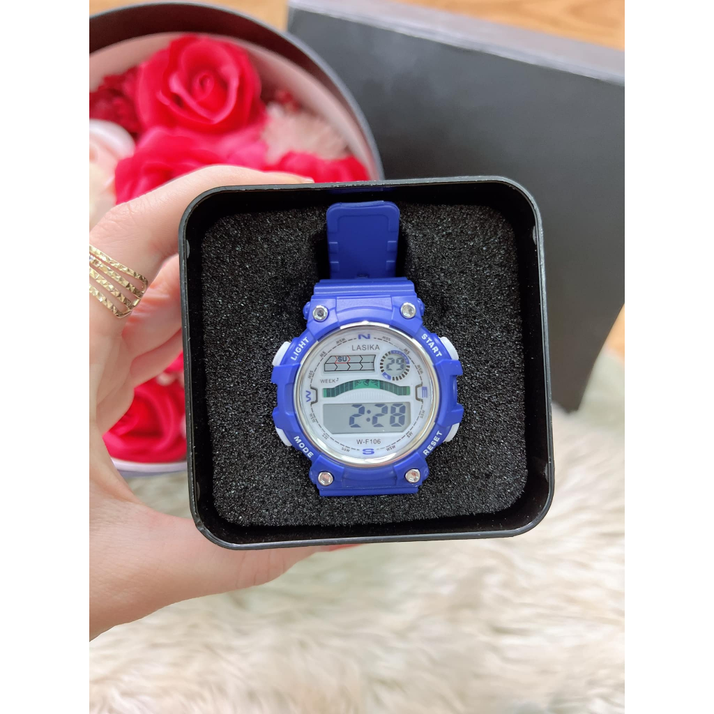 Đồng Hồ Trẻ Em Lasika JAPAN WATCH Thiết Kế Thể Thao Chống Nước Đa Năng Nhiều Màu