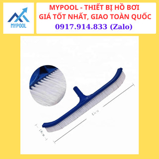 Bàn chải hồ bơi 45cm mã SC-14 bằng nhựa và sợi cước chuyên dùng cọ rửa vệ sinh hồ bơi
