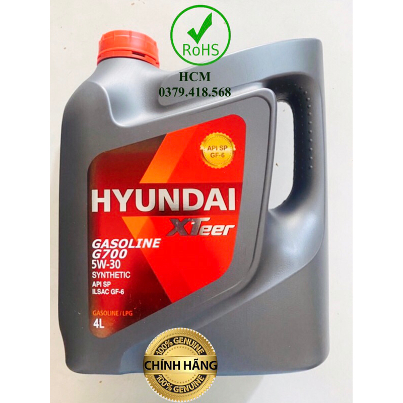 Dầu nhớt Huyndai Xteer Can 4L 5w30