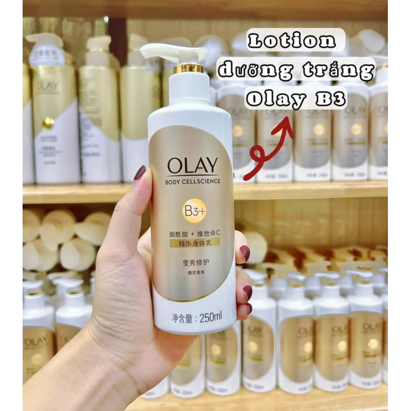 COMBO OLAY SỮA TẮM 500ML + LOTION 250ML