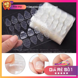 miếng dán móng , keo silicon dán móng nailbox, tờ 24 miếng dán