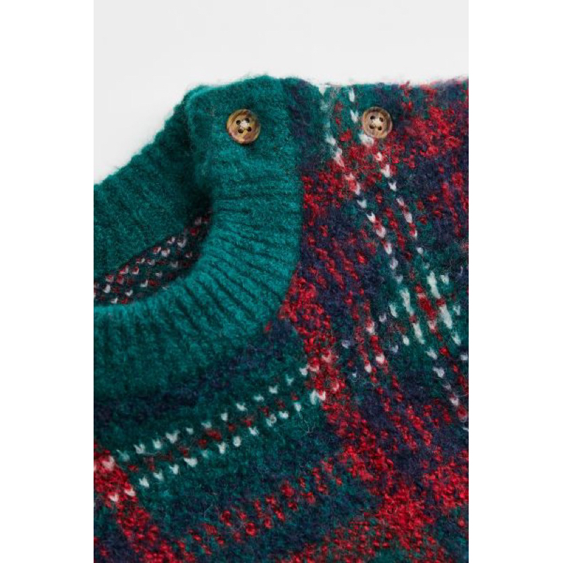 Áo len HM auth bé trai sz 9/12m