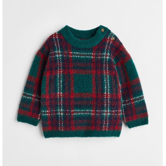 Áo len HM auth bé trai sz 9/12m