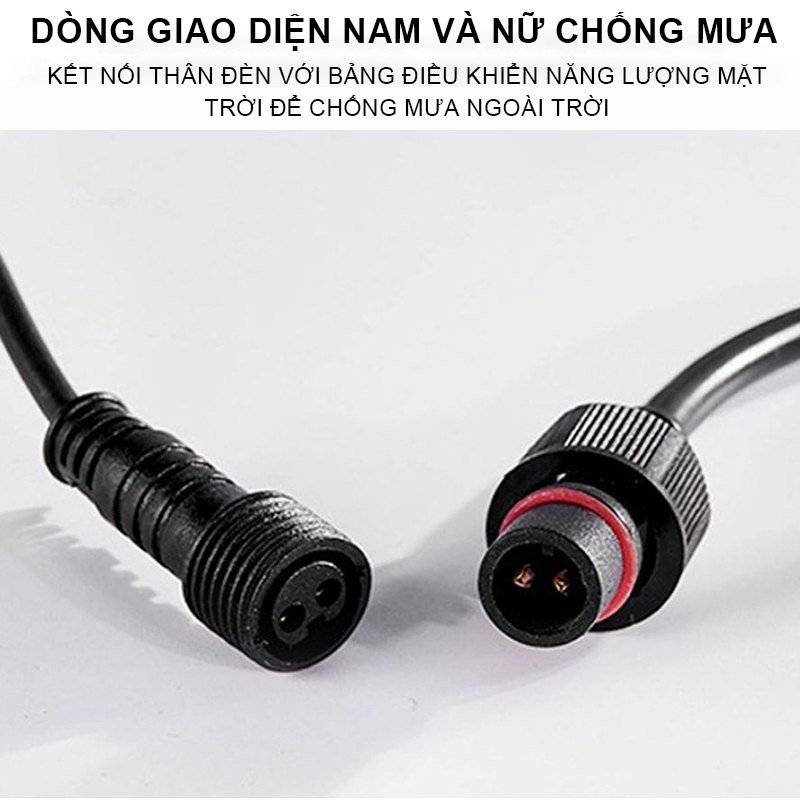 ELP Dây Nối Dài Năng Lượng Mặt Trời Chống Nước Dây Nối Dài 2 Pin Giắc Cắm 3.2V Đầu Nối Đèn LED Cắm Và Chạy Cho