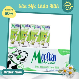 Sữa tươi Mộc Châu thùng 48 hộp 180ml/ thùng 48 hộp 110ml nhiều vị (SHIP HỎA TỐC)