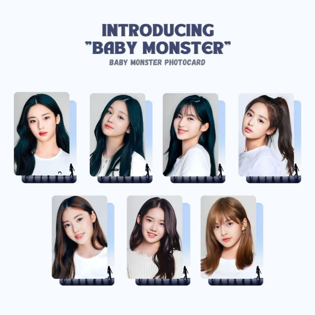 SET 7 CARD GIỚI THIỆU BABY MONSTER