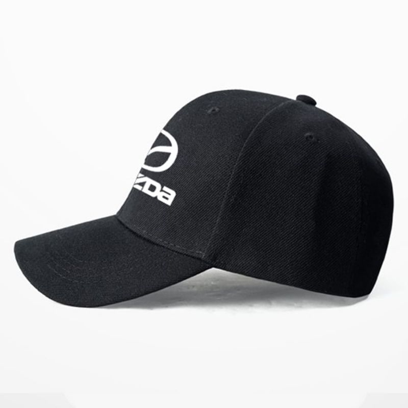 Nón kết Mazda màu đen, mũ lưỡi trai màu đen Mazda