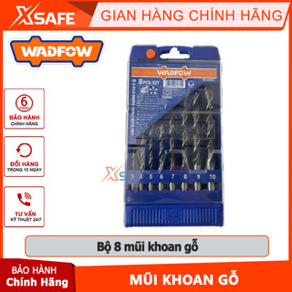 Bộ 8 mũi khoan gỗ wadfow wsj6b08 kích thước 3mm,4mm,5mm,6mm,7mm,8mm,9mm,10mm - chính hãng