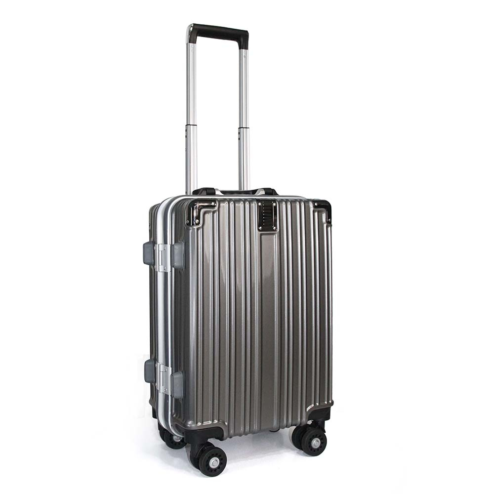 Vali khung nhôm khóa sập KN034 size 20 màu xám - Vali khóa khung cao cấp, bảo hành 5 năm