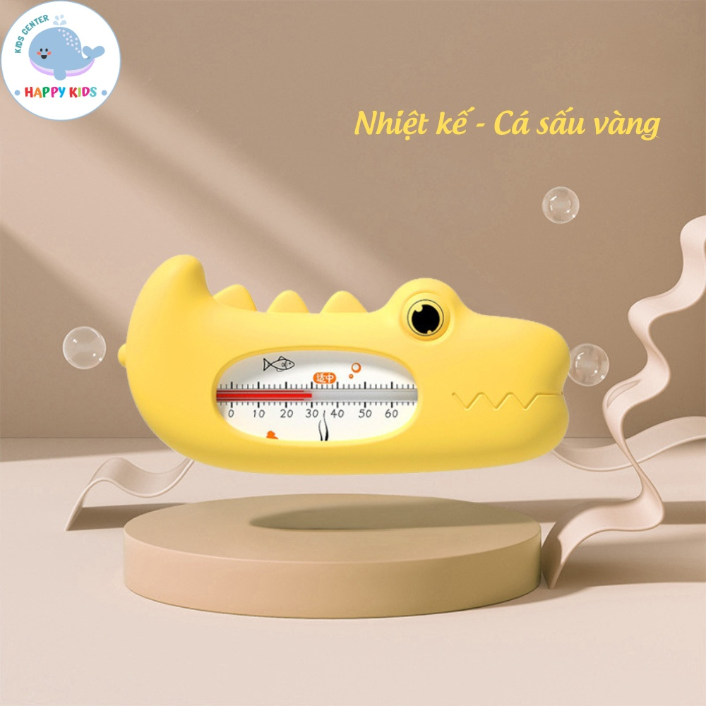 Nhiệt kế đo nước tắm cho bé hình thú dễ thương HAPPY-KIDS, Đo nhiệt độ nước tắm cho bé chính xác an toàn