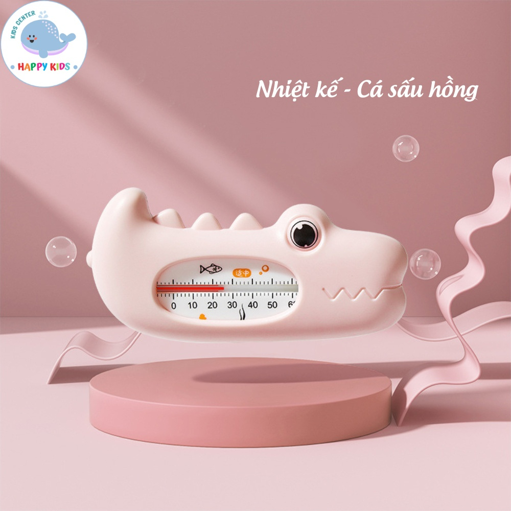 Nhiệt kế đo nước tắm cho bé hình thú dễ thương HAPPY-KIDS, Đo nhiệt độ nước tắm cho bé chính xác an toàn