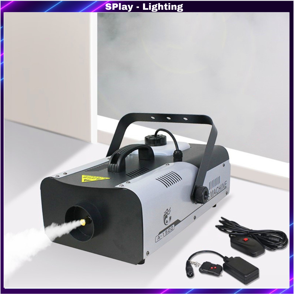 Máy Tạo Khói Có Led 7 Màu Công Suất 1500W Dùng Cho Phòng Bar Karaoke Sân KhấuPhòng Ngủ, Bar,Club ,Louge