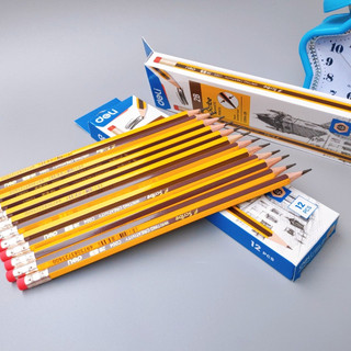 Hộp 12 chiếc bút chì gỗ deli
