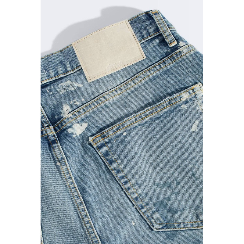 Quần jean xanh Zara authentic PAINT SPLATTER size 30