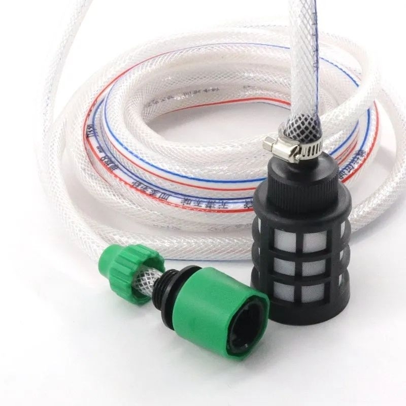 Cút nối hút nước cho máy rửa xe chạy pin ống 10mm 12mm tháp lắp siêu nhanh