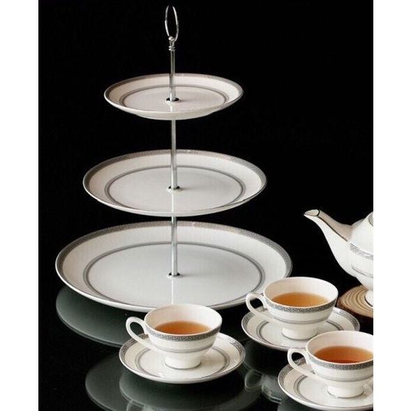 Set Đĩa sứ xương 3 tầng Imperial London