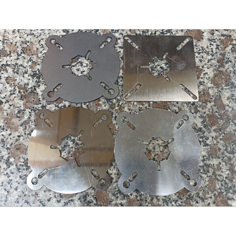 Pass vuông inox dày 1.2mm chế quạt hộp