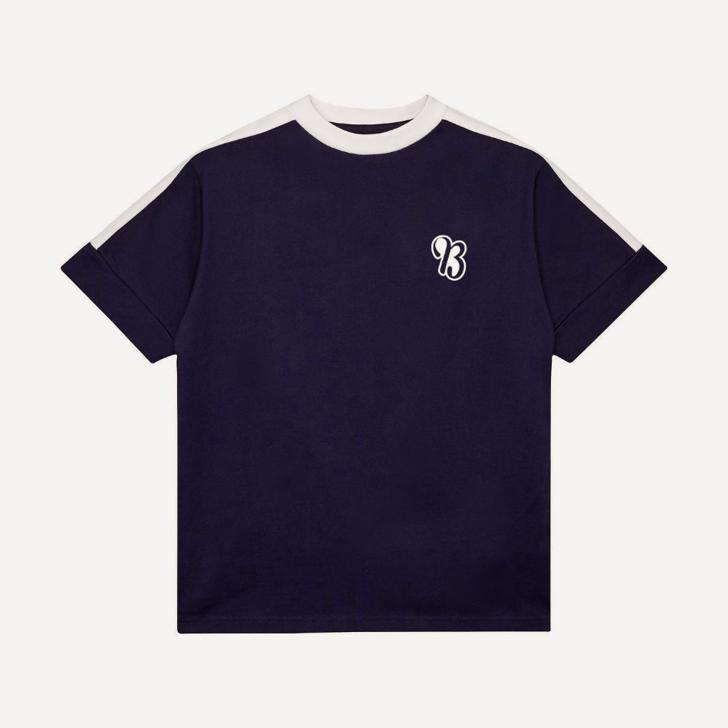 Áo Thun Baby Tee Thêu Chữ N Ringer Tee, Áo Baby Tee N Cotton 100% Nam Nữ Unisex