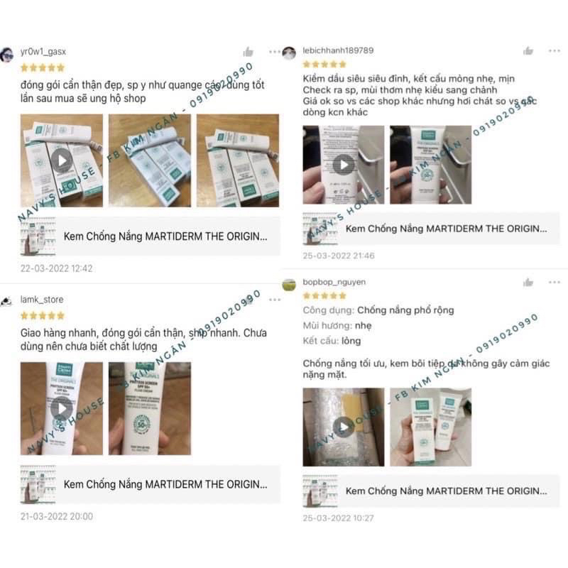 Kem chống nắng MTD The Originals chính hãng