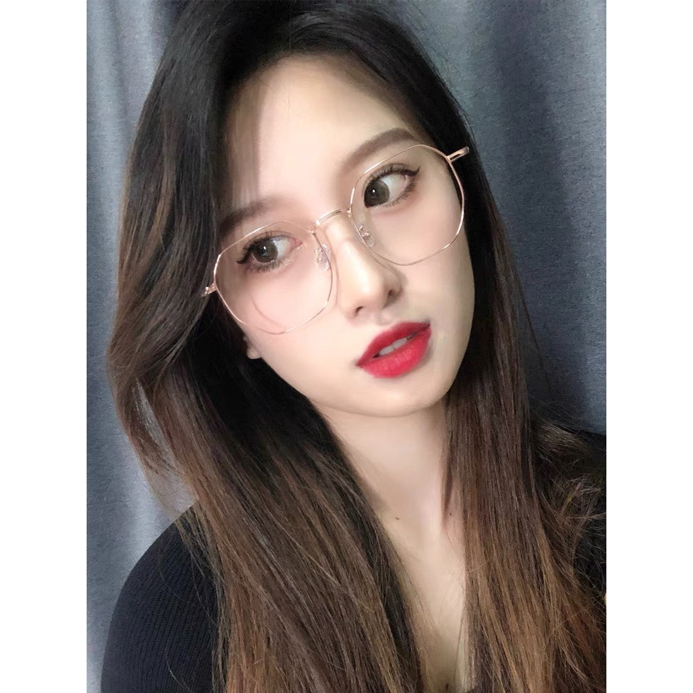 Gọng Kính Vuông Nam Nữ MONIO HS8970 Chất Liệu Kim Loại Thanh Mảnh Màu Sắc Thời Trang