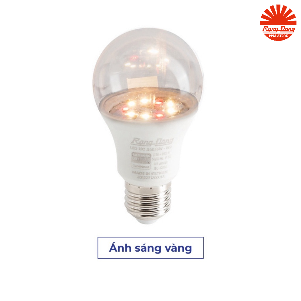 Đèn led trồng cây 9W Rạng đông Model: LED HC A60/9W 3000K